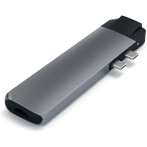 Satechi ST-TCPHEM Dock pour Ordinateur Portable Thunderbolt 3 - Gris - Publicité Satechi ST-TCPHEM Dock pour Ordinateur Portable Thunderbolt 3 - Gris - Publicité