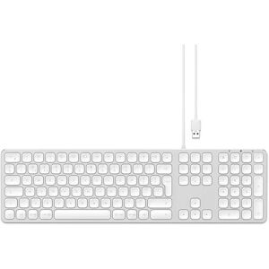 Satechi Satechi Aluminium USB Wired Keyboard with Numeric Keypad - Silver Satechi Satechi Aluminium USB Wired Keyboard with Numeric Keypad - Silver