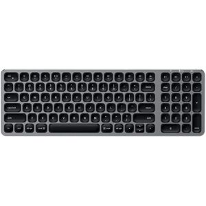 Teclado Bluetooth em alumínio Satechi - Cinza - QWERTZ - Casa Teclado Bluetooth em alumínio Satechi - Cinza - QWERTZ - Casa