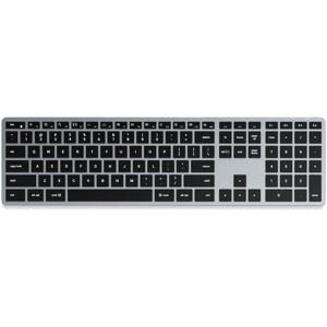 Teclado Bluetooth Satechi X3 - Escritório, Preto, Cinza Teclado Bluetooth Satechi X3 - Escritório, Preto, Cinza
