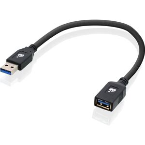 Câble d'extension USB IOGEAR - Noir - 0,3 m - USB 3.2 Gen 1 - Publicité Câble d'extension USB IOGEAR - Noir - 0,3 m - USB 3.2 Gen 1 - Publicité