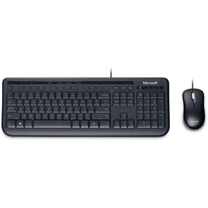 Microsoft 600 Ensemble Bureau Filaire QWERTZ Noir Microsoft 600 Ensemble Bureau Filaire QWERTZ Noir