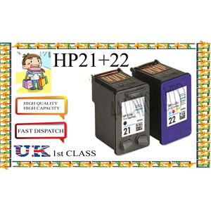 HP 21 22 Ink Cartridges Combo - High Capacity Remanufactured HP 21 22 Ink Cartridges Combo - High Capacity Remanufactured