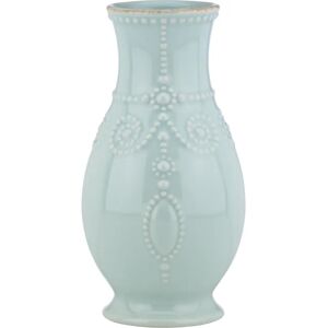 Lenox French Perle Isblå 8" Rillor Vaso - Vaso Lenox French Perle Isblå 8" Rillor Vaso - Vaso