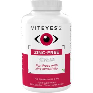 Viteyes 2 Zinc-Free 180 Capsules - Eye Health Supplements Viteyes 2 Zinc-Free 180 Capsules - Eye Health Supplements