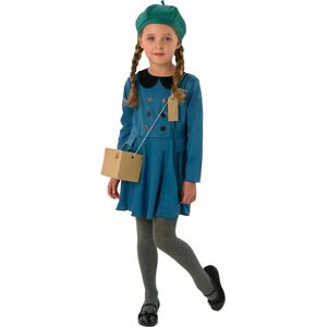 Rubies Girls Evacuee Costume Large - WW2 Fancy Dress Rubies Girls Evacuee Costume Large - WW2 Fancy Dress