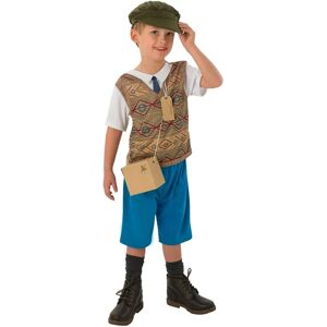 Rubie's Evacuee Boy Childrens Fancy Dress Costume - Brown - Costumes Rubie's Evacuee Boy Childrens Fancy Dress Costume - Brown - Costumes