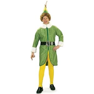 Rubies Mens Buddy Elf Costume Lime Yellow - Costume Rubies Mens Buddy Elf Costume Lime Yellow - Costume