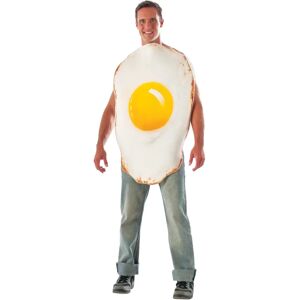 Rubie's White Fried Egg Costume - Adult One Size Rubie's White Fried Egg Costume - Adult One Size