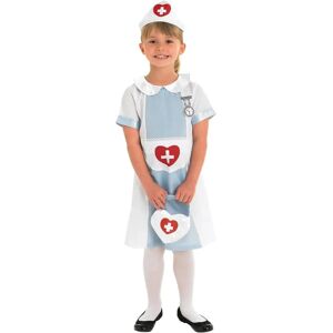 Rubie's Blue Nurse Costume for Girls - 3-4 Years Rubie's Blue Nurse Costume for Girls - 3-4 Years