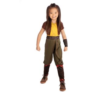 Lacey Wigs Girls' Raya Costume - Yellow/Brown - 7-8Y Lacey Wigs Girls' Raya Costume - Yellow/Brown - 7-8Y
