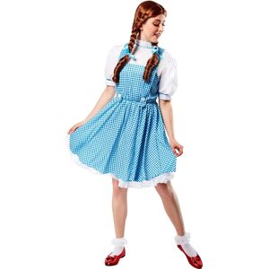 Rubie's Dorothy Costume - Wizard of Oz Film Fancy Dress White - Adult, Teen, Large Rubie's Dorothy Costume - Wizard of Oz Film Fancy Dress White - Adult, Teen, Large