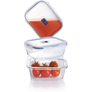 Luminarc Pure Box Active - Lot de 3 Boîtes à Lunch Hermétiques en Verre Bicolores Luminarc Pure Box Active - Lot de 3 Boîtes à Lunch Hermétiques en Verre Bicolores