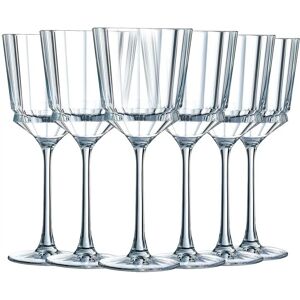 Cristal d'Arques Macassar 6 Verres - Design Vintage Ultra Transparent - Publicité Cristal d'Arques Macassar 6 Verres - Design Vintage Ultra Transparent - Publicité