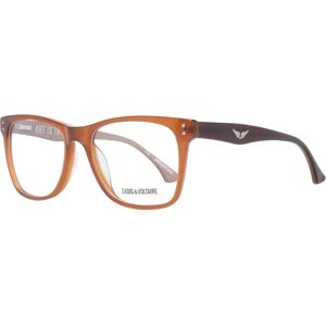 Zadig & Voltaire Brown Unisex Optical Frames - Rectangle Plastic Zadig & Voltaire Brown Unisex Optical Frames - Rectangle Plastic