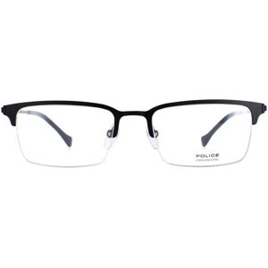Police VPL290 06AA Black Half Rimless Glasses - Eyeglasses Police VPL290 06AA Black Half Rimless Glasses - Eyeglasses