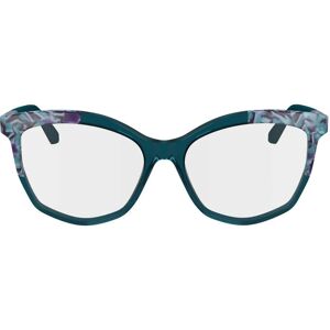 Karl Lagerfeld KL6154 434 Blue Square Glasses - Eyeglasses Karl Lagerfeld KL6154 434 Blue Square Glasses - Eyeglasses