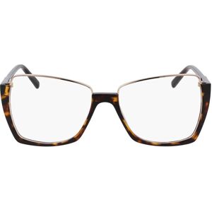 Lagerfeld Kl355 Brown Square Eyeglasses - Eyeglasses Lagerfeld Kl355 Brown Square Eyeglasses - Eyeglasses