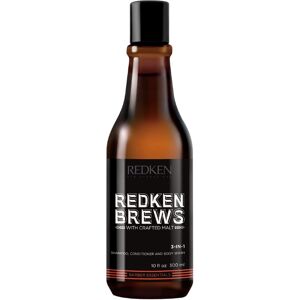 Redken Brews 3-in-1 Shampoo, Conditioner and Body Wash (300 ml) Redken Brews 3-in-1 Shampoo, Conditioner and Body Wash (300 ml)