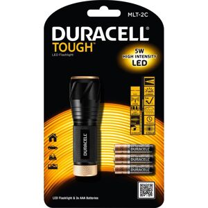 Duracell MLT-2C Torcia LED Nera in Alluminio - Torcia a Mano Duracell MLT-2C Torcia LED Nera in Alluminio - Torcia a Mano