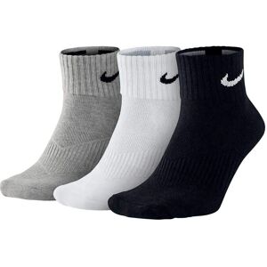 Nike Unisex Performance Cushion Quarter Training Socks - Grey Nike Unisex Performance Cushion Quarter Training Socks - Grey
