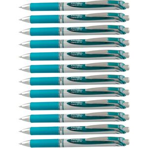 Pentel EnerGel XM BL77 Retractable Liquid Gel Ink Pen - Turquoise - Pack of 12 Pentel EnerGel XM BL77 Retractable Liquid Gel Ink Pen - Turquoise - Pack of 12