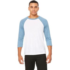 Bella+Canvas - CV3200 - Wit - 3/4 mouwen - T-shirt Bella+Canvas - CV3200 - Wit - 3/4 mouwen - T-shirt