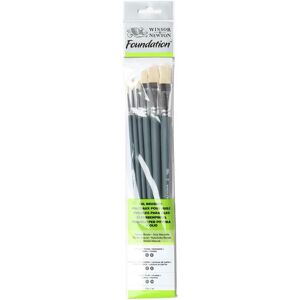 Winsor & Newton Long-handled Oil Brush Set - Painting Brushes Set Winsor & Newton Long-handled Oil Brush Set - Painting Brushes Set