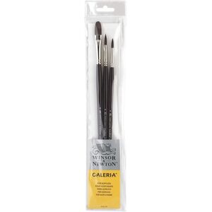 Winsor & Newton Paintbrush Set - Synthetic, Short & Long Handles Winsor & Newton Paintbrush Set - Synthetic, Short & Long Handles