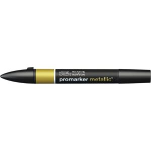 Marqueur Promarker Metallic à Double Pointe Gold de Winsor & Newton - Marqueur Graphique - Publicité Marqueur Promarker Metallic à Double Pointe Gold de Winsor & Newton - Marqueur Graphique - Publicité