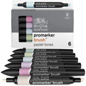 Winsor & Newton Pastel Marker Set - 6 Pastel Tones - Marker Set Winsor & Newton Pastel Marker Set - 6 Pastel Tones - Marker Set