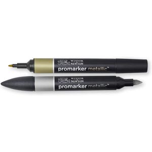Winsor & Newton Promarker Metallic Gold Silber Set - Marker Winsor & Newton Promarker Metallic Gold Silber Set - Marker