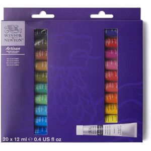 Winsor & Newton Artisan Water Mixable Oil Colour Set Of 20x12ml Paint Tubes Winsor & Newton Artisan Water Mixable Oil Colour Set Of 20x12ml Paint Tubes