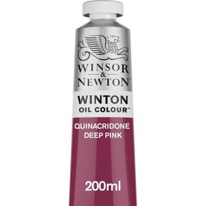 Winsor & Newton Winton Oil Colour - Quinacridone Deep Pink - 200ml Winsor & Newton Winton Oil Colour - Quinacridone Deep Pink - 200ml