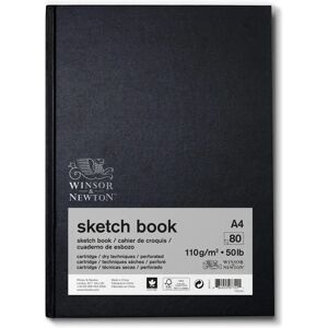 Winsor & Newton Hard Back A4 Sketch Book - 110gsm 80 Sheets Winsor & Newton Hard Back A4 Sketch Book - 110gsm 80 Sheets