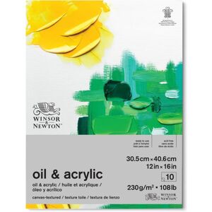 Winsor & Newton Oil & Acrylic Paper Pads - 230gsm - 10 Sheets Winsor & Newton Oil & Acrylic Paper Pads - 230gsm - 10 Sheets