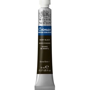 Winsor & Newton Cotman Waterverf - 8ml Ivoor Zwart - Waterverf Winsor & Newton Cotman Waterverf - 8ml Ivoor Zwart - Waterverf