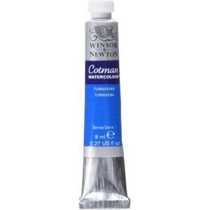 Winsor & Newton Cotman Waterverf - Turquoise - 8ml Winsor & Newton Cotman Waterverf - Turquoise - 8ml