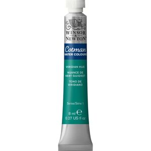 Winsor & Newton Cotman Waterverf - Viridian Hue - 8ml Winsor & Newton Cotman Waterverf - Viridian Hue - 8ml