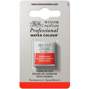 Winsor & Newton Professional Water Colour Half Pans Cadmium Red - Water Colour Winsor & Newton Professional Water Colour Half Pans Cadmium Red - Water Colour