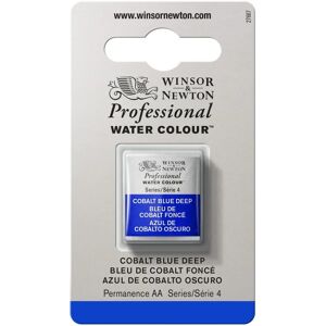 Winsor & Newton Acuarela profesional Medios de media cazoleta, 180 Azul Cobalto Profundo - Media Cazoleta Winsor & Newton Acuarela profesional Medios de media cazoleta, 180 Azul Cobalto Profundo - Media Cazoleta