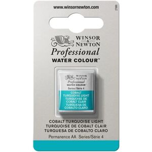 Winsor & Newton Professional Watercolour Half Pans Cobalt Turquoise Light - Watercolour Winsor & Newton Professional Watercolour Half Pans Cobalt Turquoise Light - Watercolour