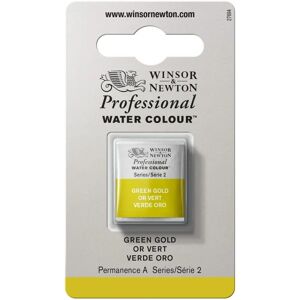 Winsor & Newton Professional Watercolour Half Pans Green Gold Series 2 - Watercolour Half Pans Winsor & Newton Professional Watercolour Half Pans Green Gold Series 2 - Watercolour Half Pans