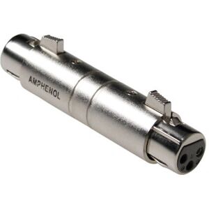 Adaptateur XLR Amphenol AC3F3FW 3 broches - Connecteur XLR - Publicité Adaptateur XLR Amphenol AC3F3FW 3 broches - Connecteur XLR - Publicité