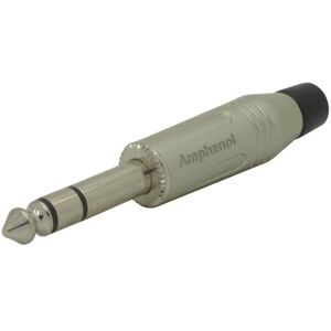 Amphenol ACPS-GN Prise stéréo 6,35 mm - Durable, Argent Amphenol ACPS-GN Prise stéréo 6,35 mm - Durable, Argent