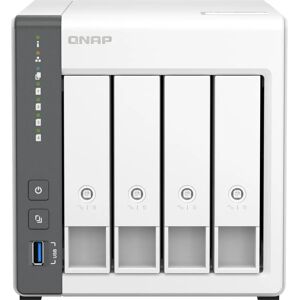 QNAP TS-433 ARM Cortex-A55 4GB NAS Tower White - Storage QNAP TS-433 ARM Cortex-A55 4GB NAS Tower White - Storage