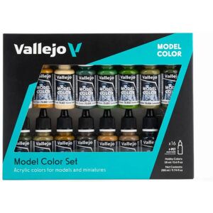 Vallejo Model Color WWII Allies Acrylic Paint Set - Assorted Colours Vallejo Model Color WWII Allies Acrylic Paint Set - Assorted Colours