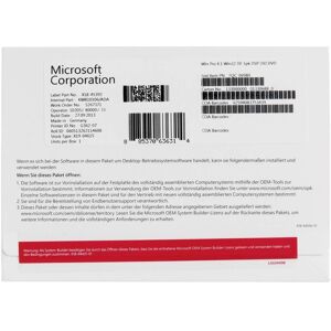 Microsoft Windows 8.1 Pro - OEM - 32-bit - DVD Microsoft Windows 8.1 Pro - OEM - 32-bit - DVD