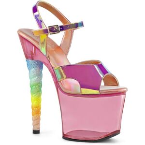 Pleaser Chaussures pour femmes UNICORN-711T Rose Changeant TPU - Publicité Pleaser Chaussures pour femmes UNICORN-711T Rose Changeant TPU - Publicité