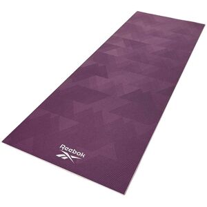 Reebok Geometric Yoga Mat - Non-slip, Double-sided, Purple Reebok Geometric Yoga Mat - Non-slip, Double-sided, Purple